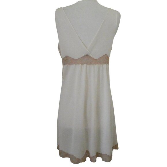 vtg 70s EMILIO PUCCI for FORMFIT ROGERS nylon tricot slip w lace trim S - Picture 4 of 7